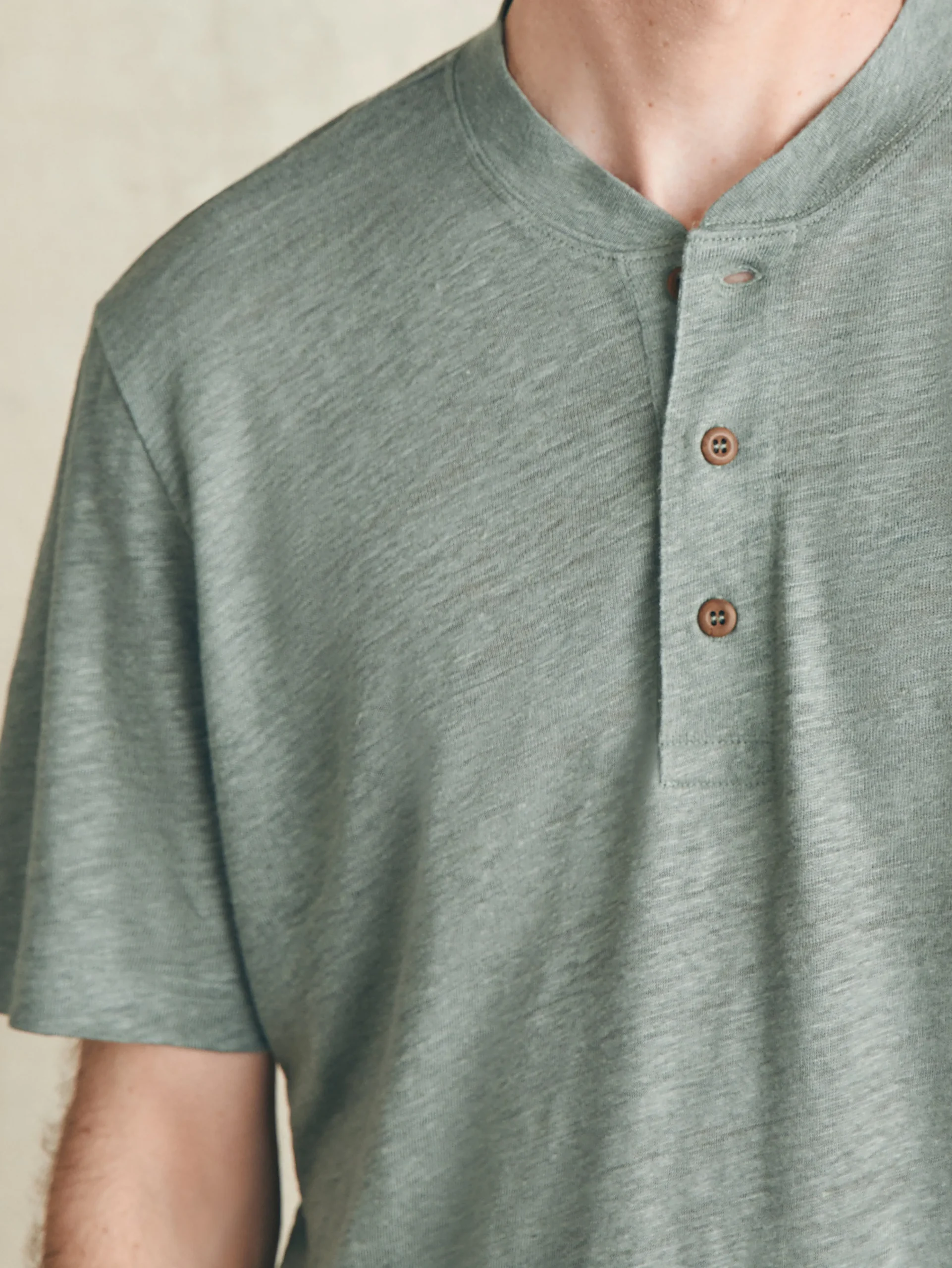 Online Short-Sleeve Linen Henley - T-Shirts & Henleys