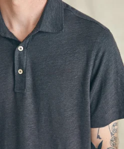 Hot Short-Sleeve Linen Polo - Polo Shirts