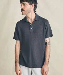 Hot Short-Sleeve Linen Polo - Polo Shirts