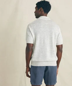 Best Short-Sleeve Linen Sweater Polo - Sweaters