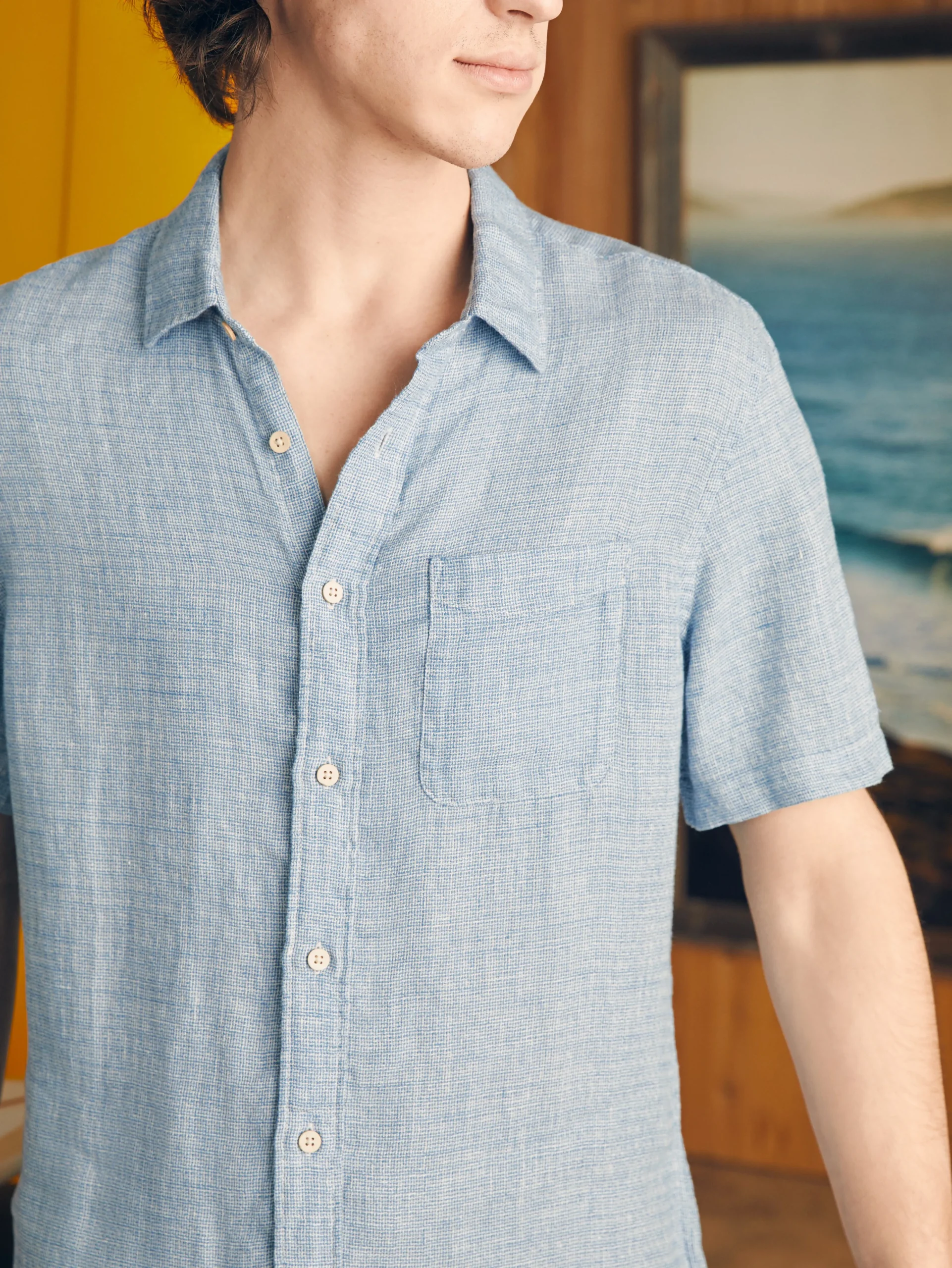 Hot Short-Sleeve Palma Linen Shirt - Shirts