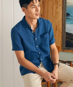 New Short-Sleeve Palma Linen Shirt - Shirts