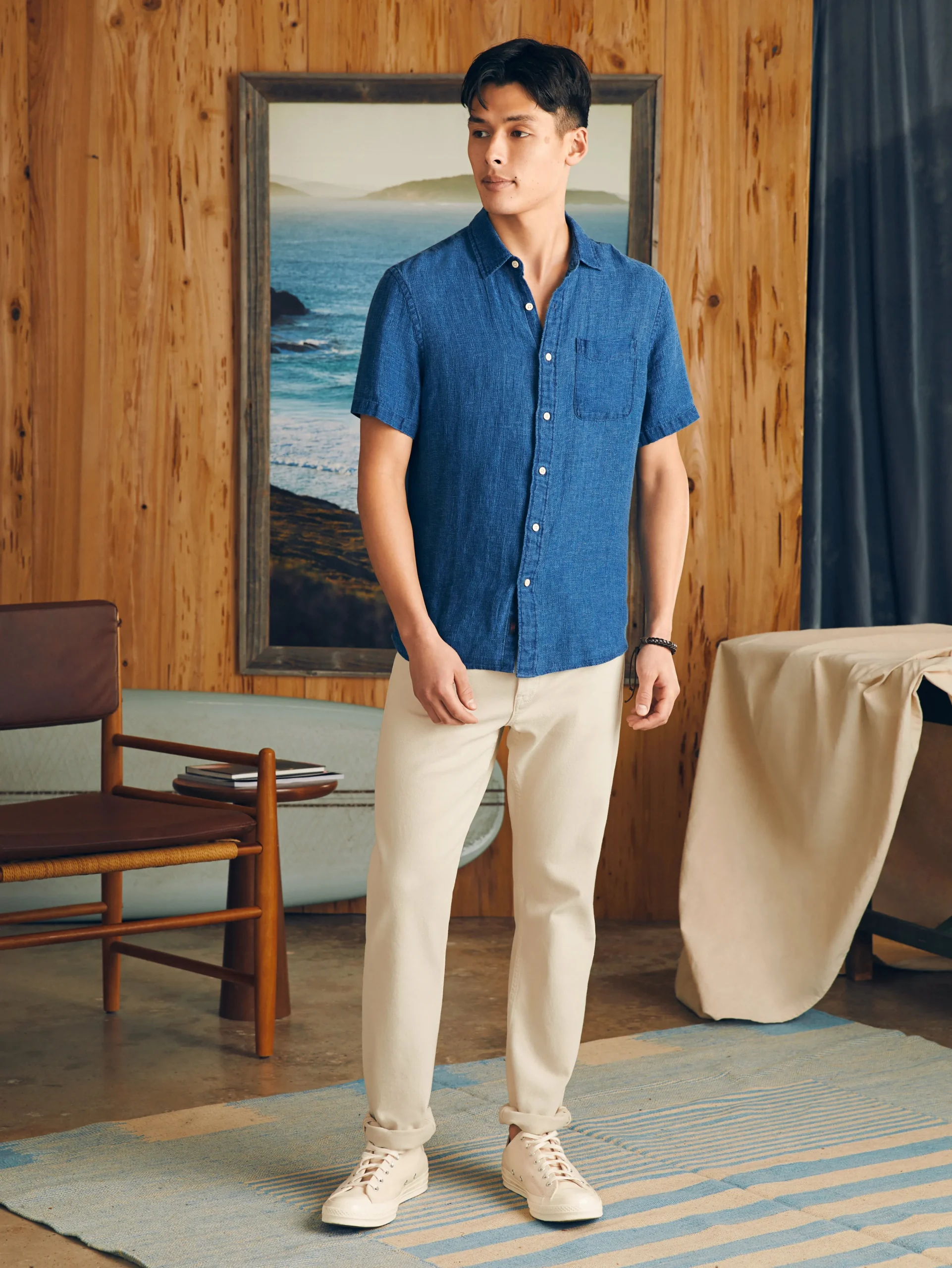 New Short-Sleeve Palma Linen Shirt - Shirts