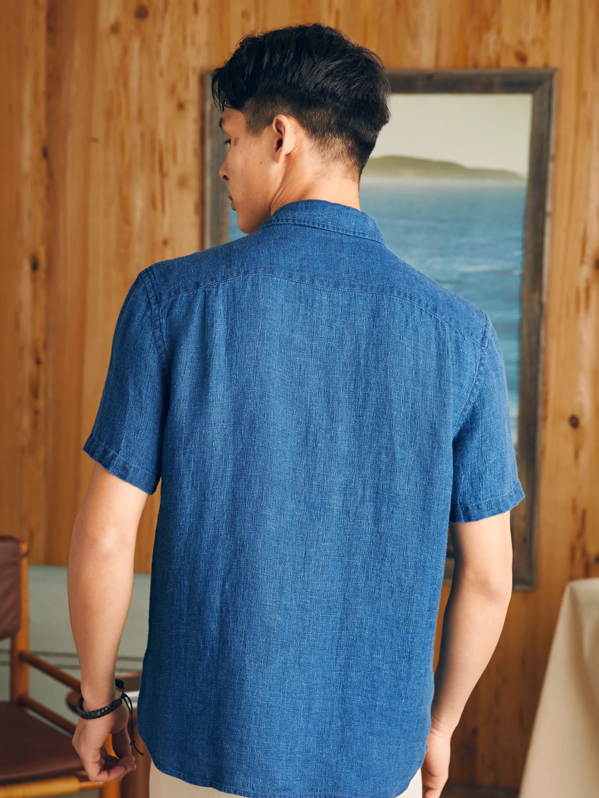 New Short-Sleeve Palma Linen Shirt - Shirts