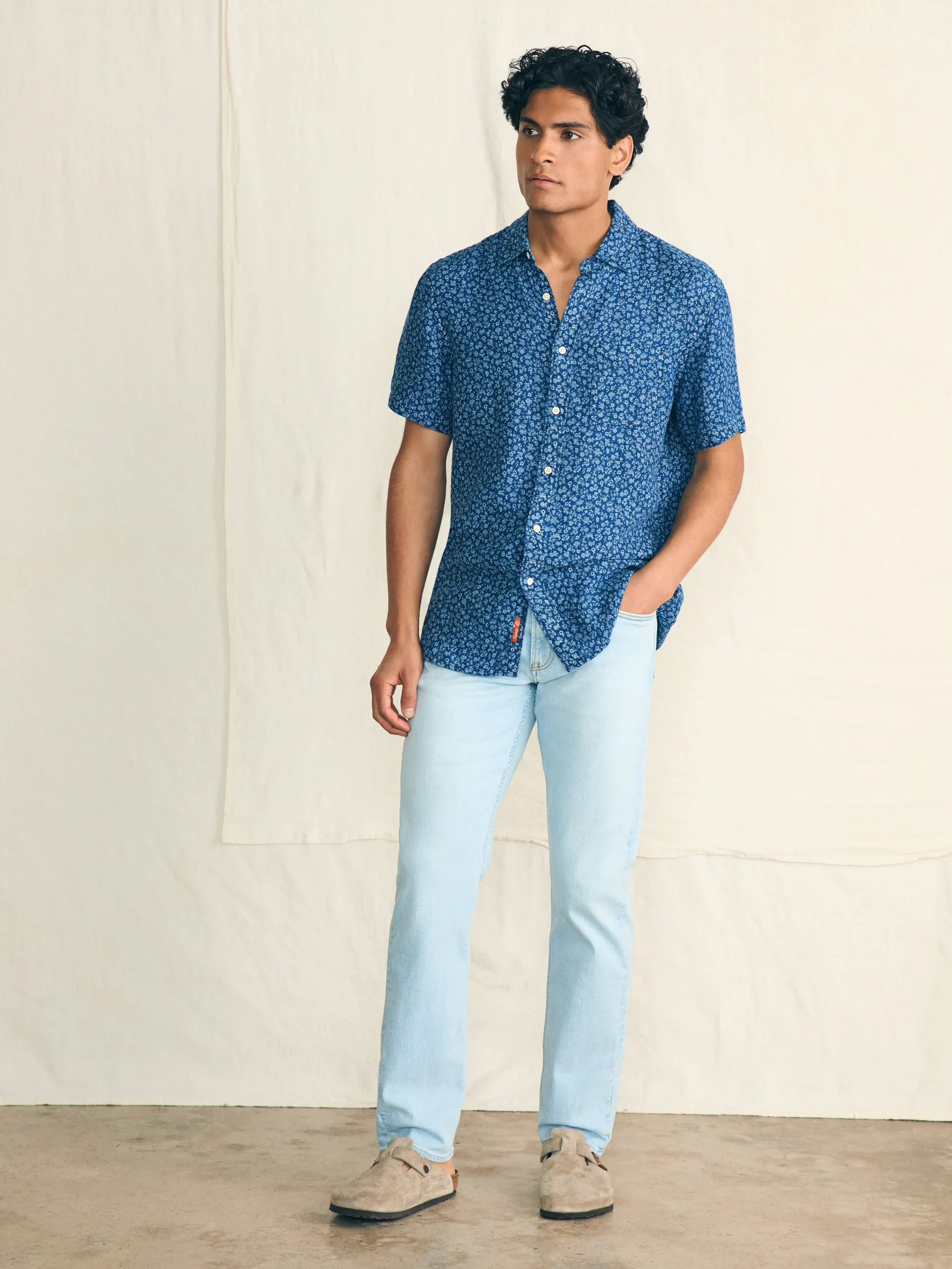 Online Short-Sleeve Palma Linen Shirt - Shirts