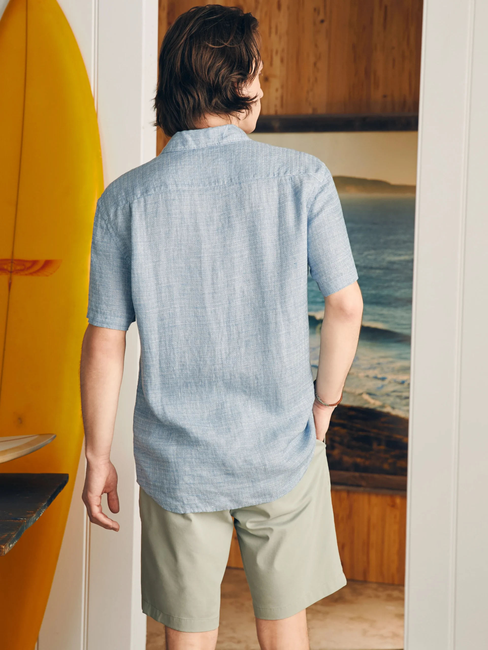 Clearance Short-Sleeve Palma Linen Shirt (Tall) - Shirts