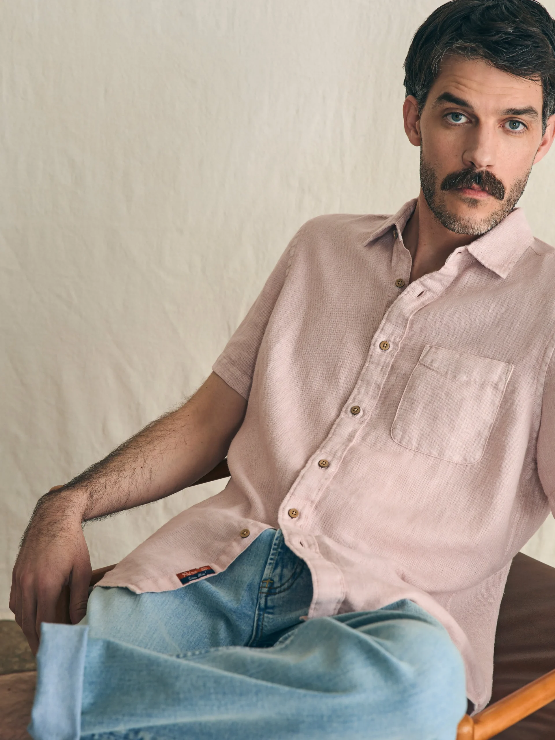 Sale Short-Sleeve Palma Linen Shirt - Shirts