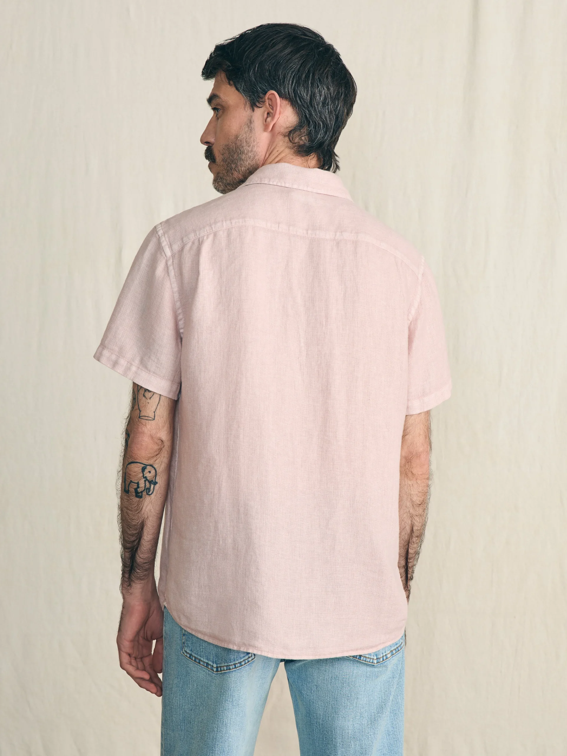 Sale Short-Sleeve Palma Linen Shirt - Shirts