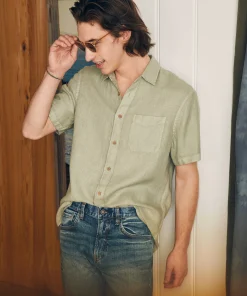 New Short-Sleeve Palma Linen Shirt - Shirts