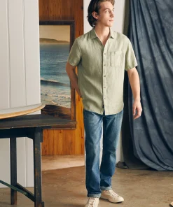 New Short-Sleeve Palma Linen Shirt - Shirts