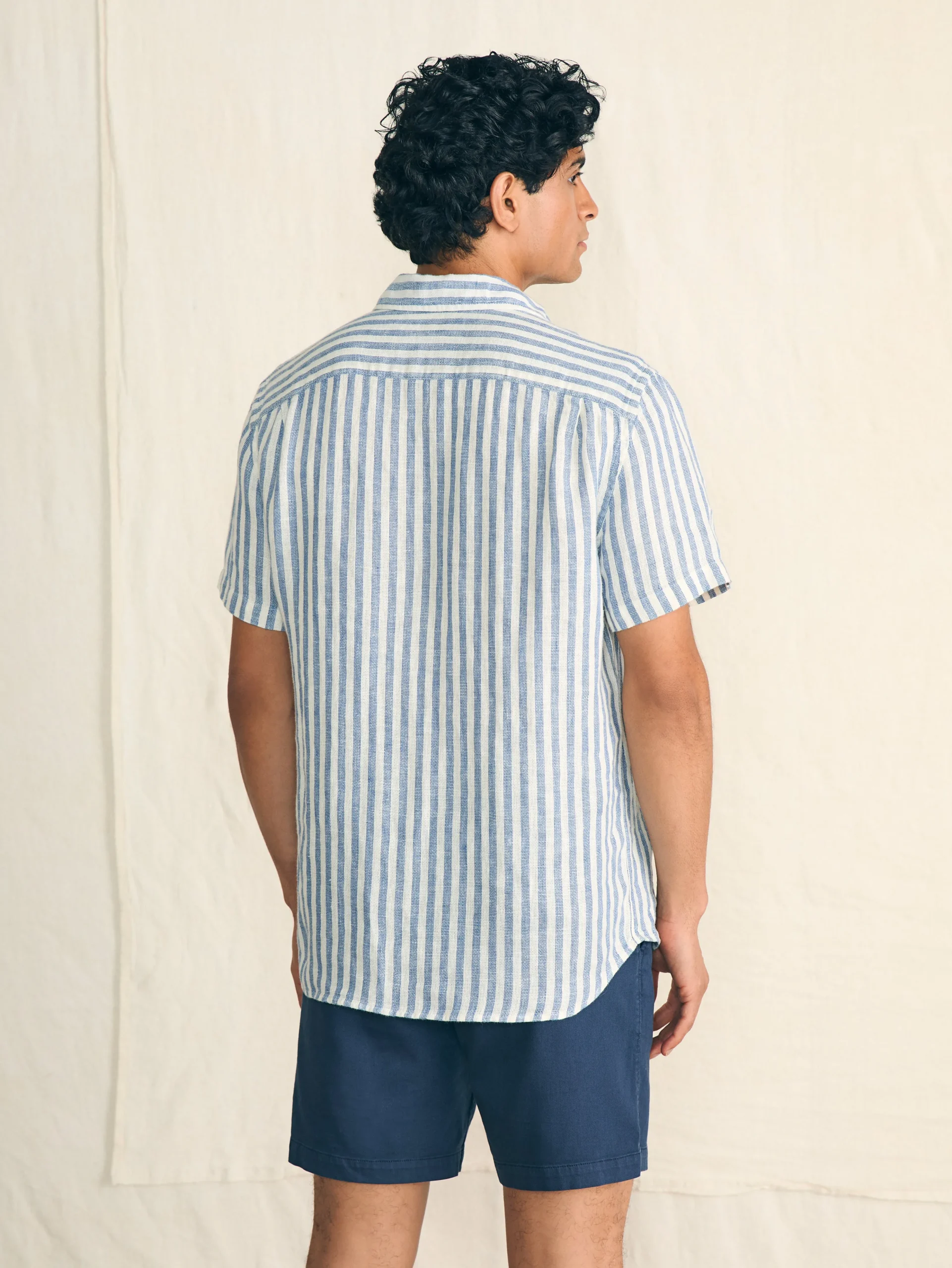 Online Short-Sleeve Palma Linen Shirt - Shirts