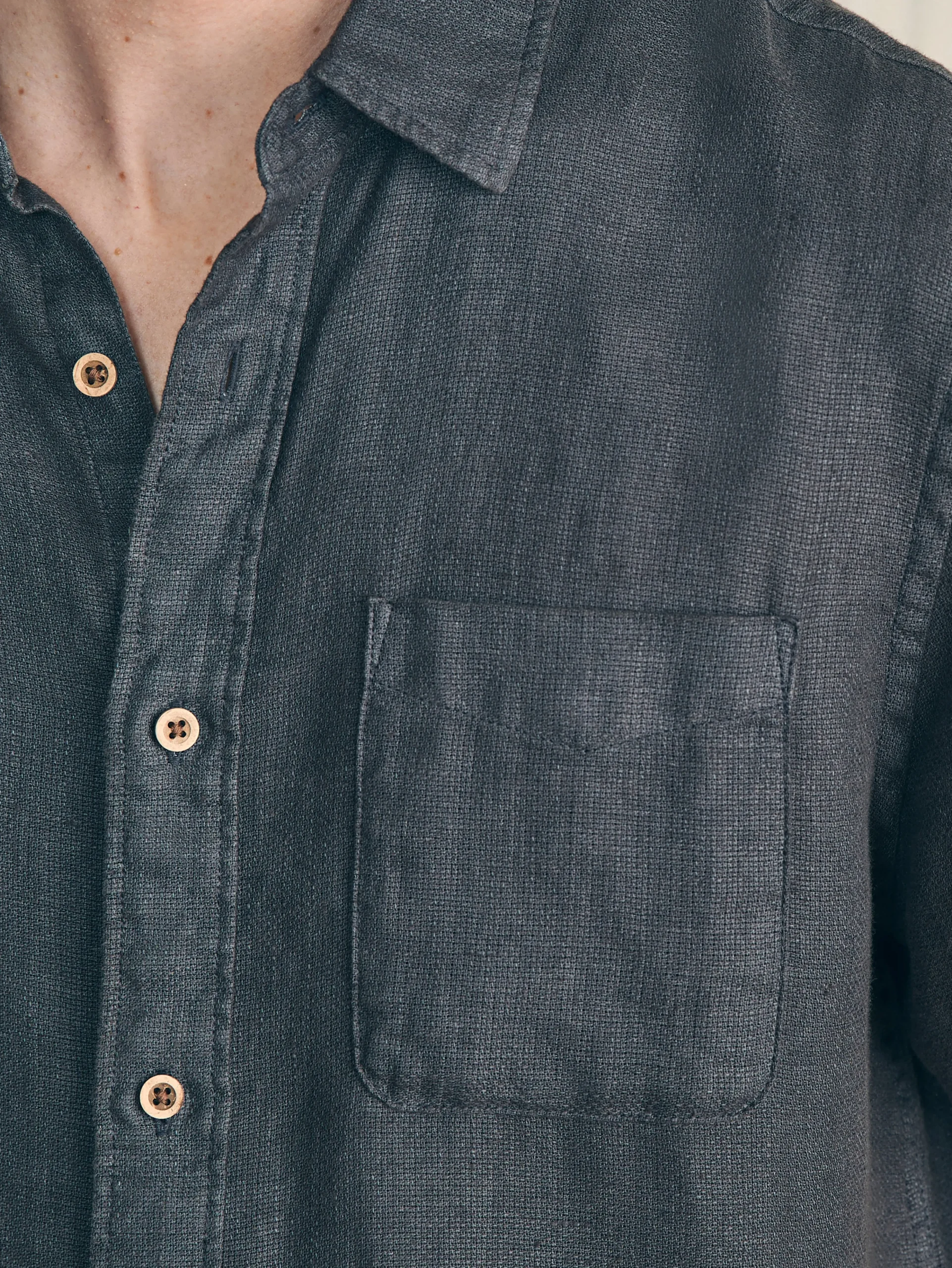 New Short-Sleeve Palma Linen Shirt - Shirts