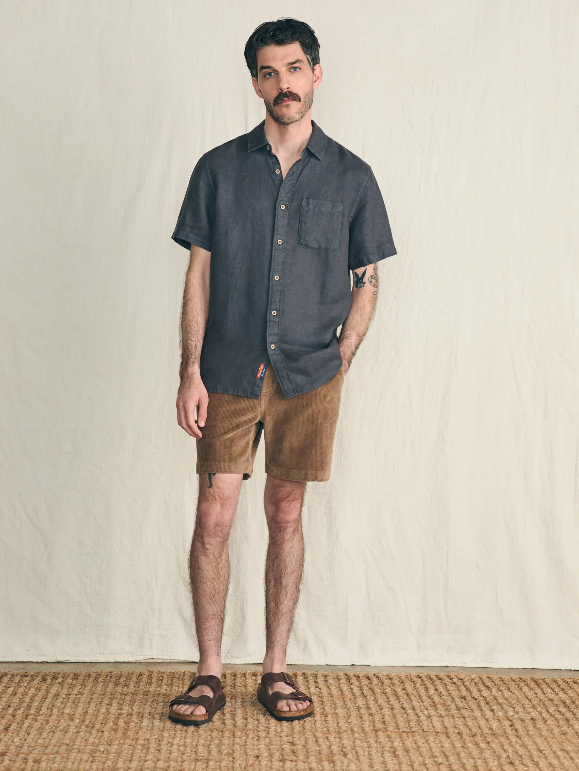 New Short-Sleeve Palma Linen Shirt - Shirts