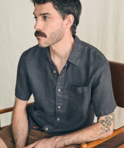 New Short-Sleeve Palma Linen Shirt - Shirts