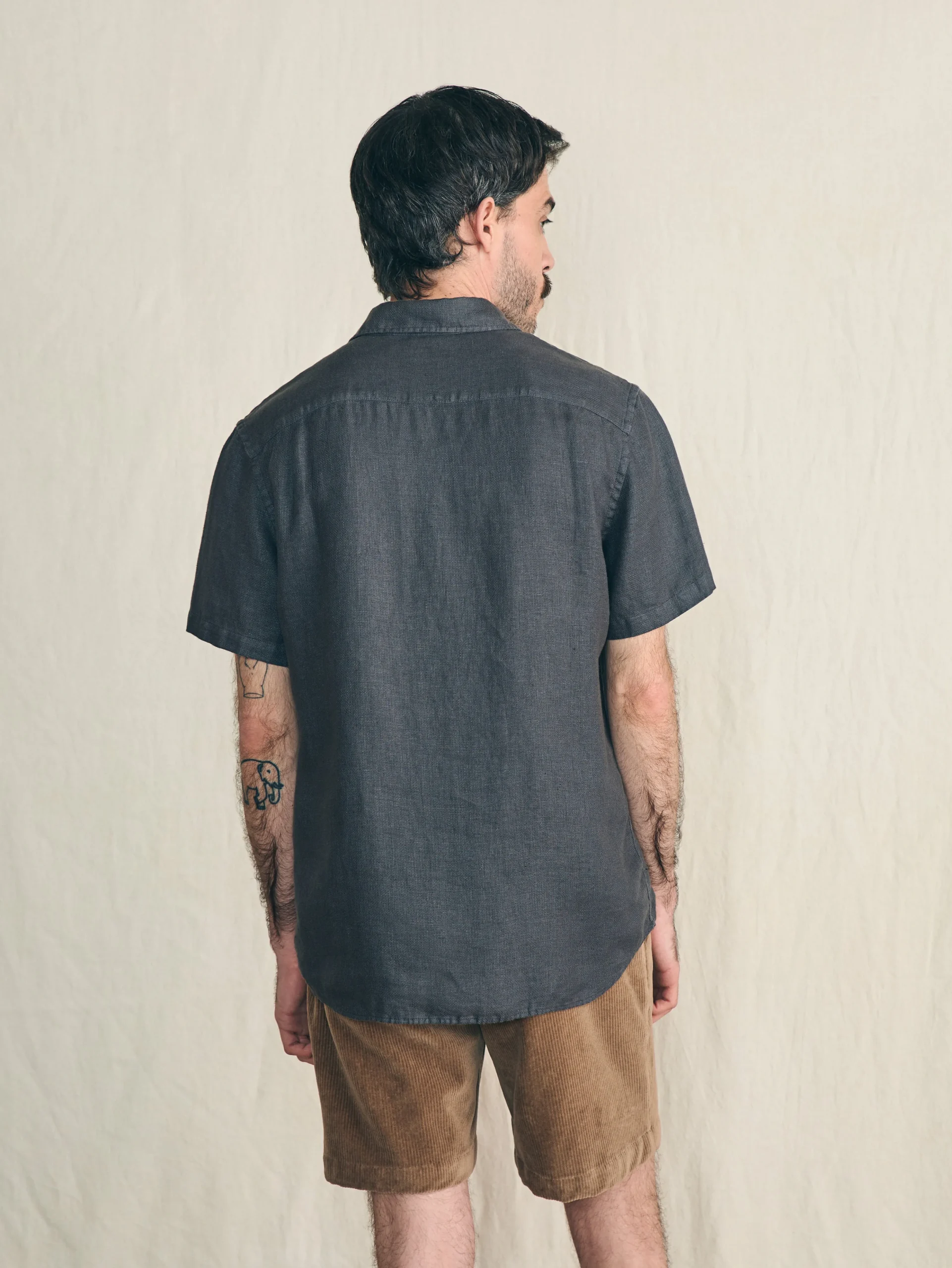 New Short-Sleeve Palma Linen Shirt - Shirts