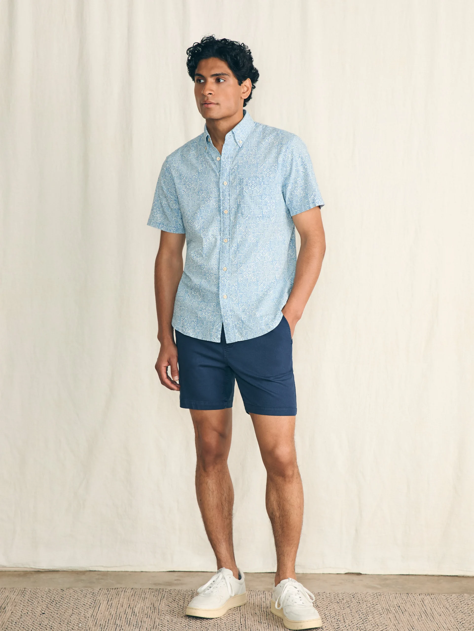 Outlet Short-Sleeve Stretch Playa Shirt - Shirts