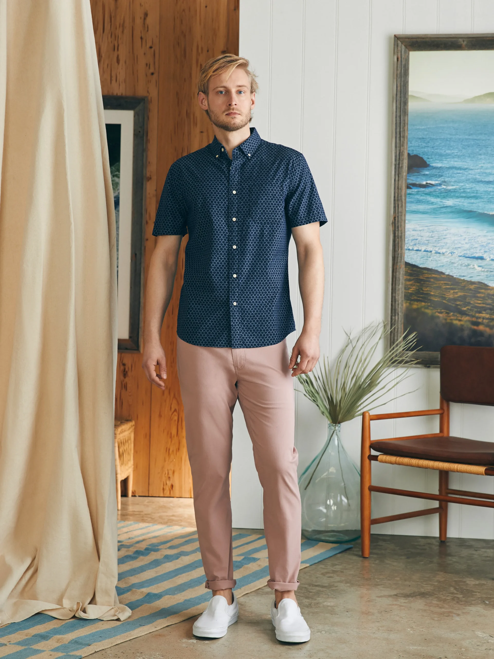 New Short-Sleeve Stretch Playa Shirt (Tall) - Shirts