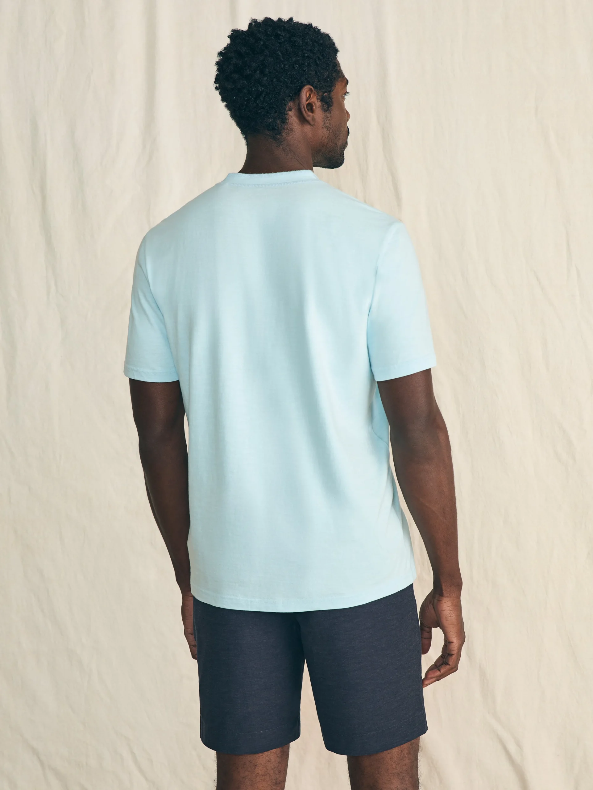 Fashion Short-Sleeve Sunwashed Henley - T-Shirts & Henleys