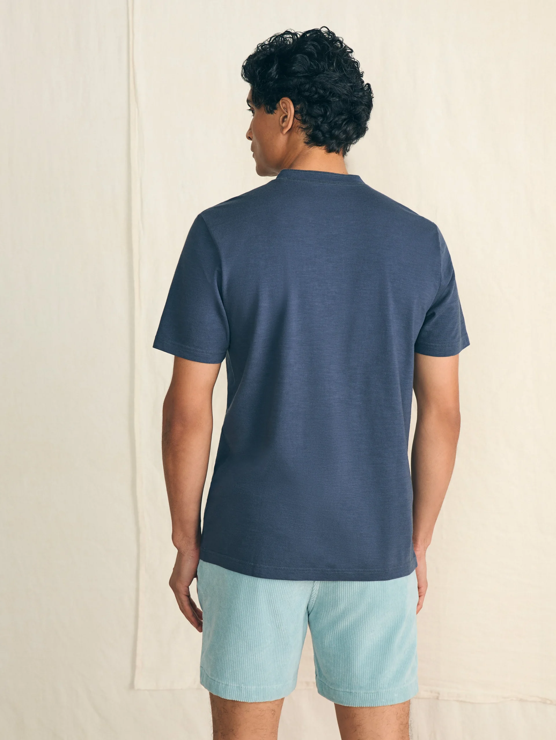 Outlet Short-Sleeve Sunwashed Henley - T-Shirts & Henleys
