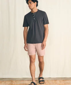 Clearance Short-Sleeve Sunwashed Henley - T-Shirts & Henleys