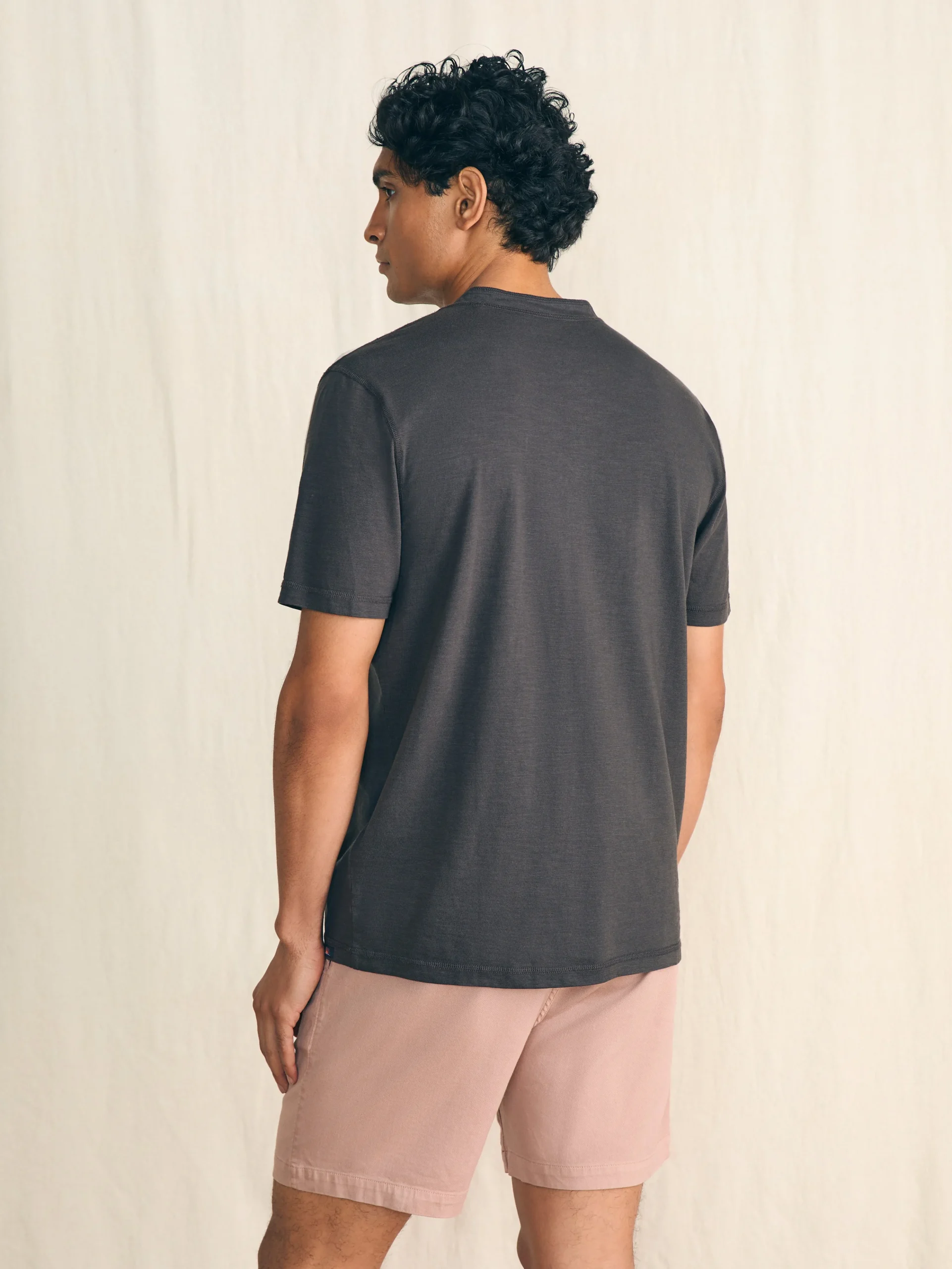 Clearance Short-Sleeve Sunwashed Henley - T-Shirts & Henleys