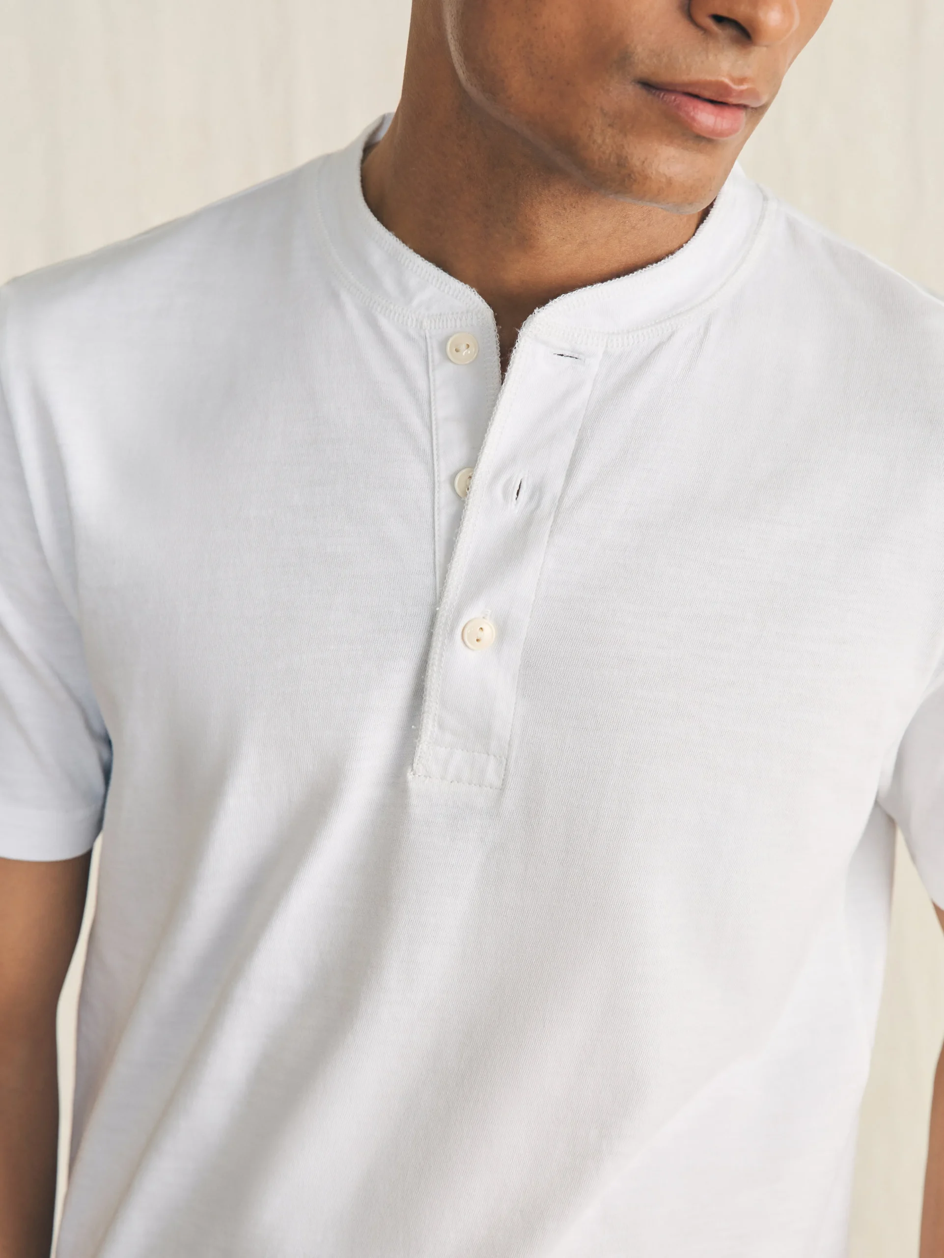 Outlet Short-Sleeve Sunwashed Henley - T-Shirts & Henleys