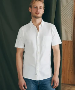 Clearance Short-Sleeve Sunwashed Knit Shirt (Single Pocket) (Tall) - Shirts