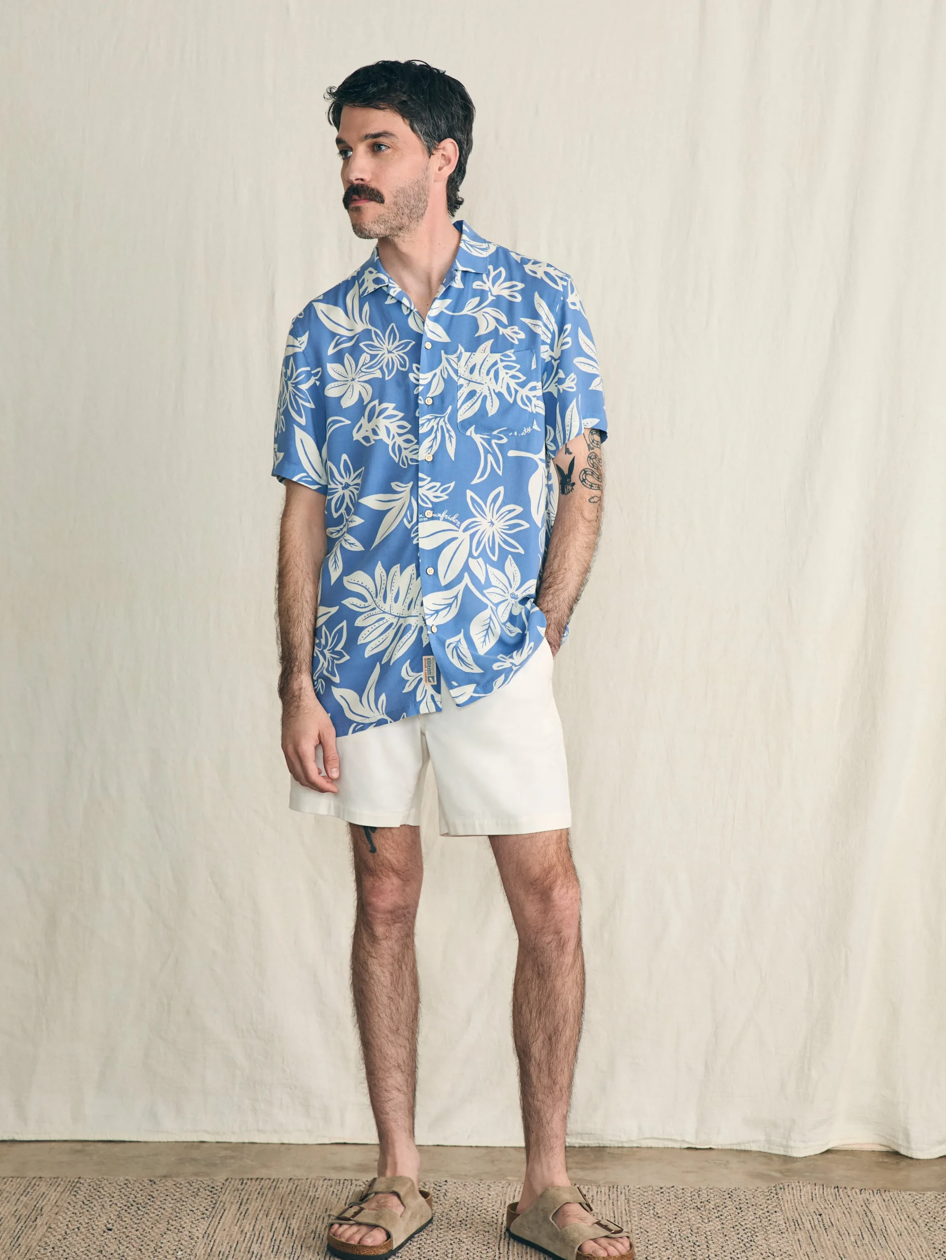 Best Short-Sleeve Surfrider Rayon Camp Shirt - Shirts