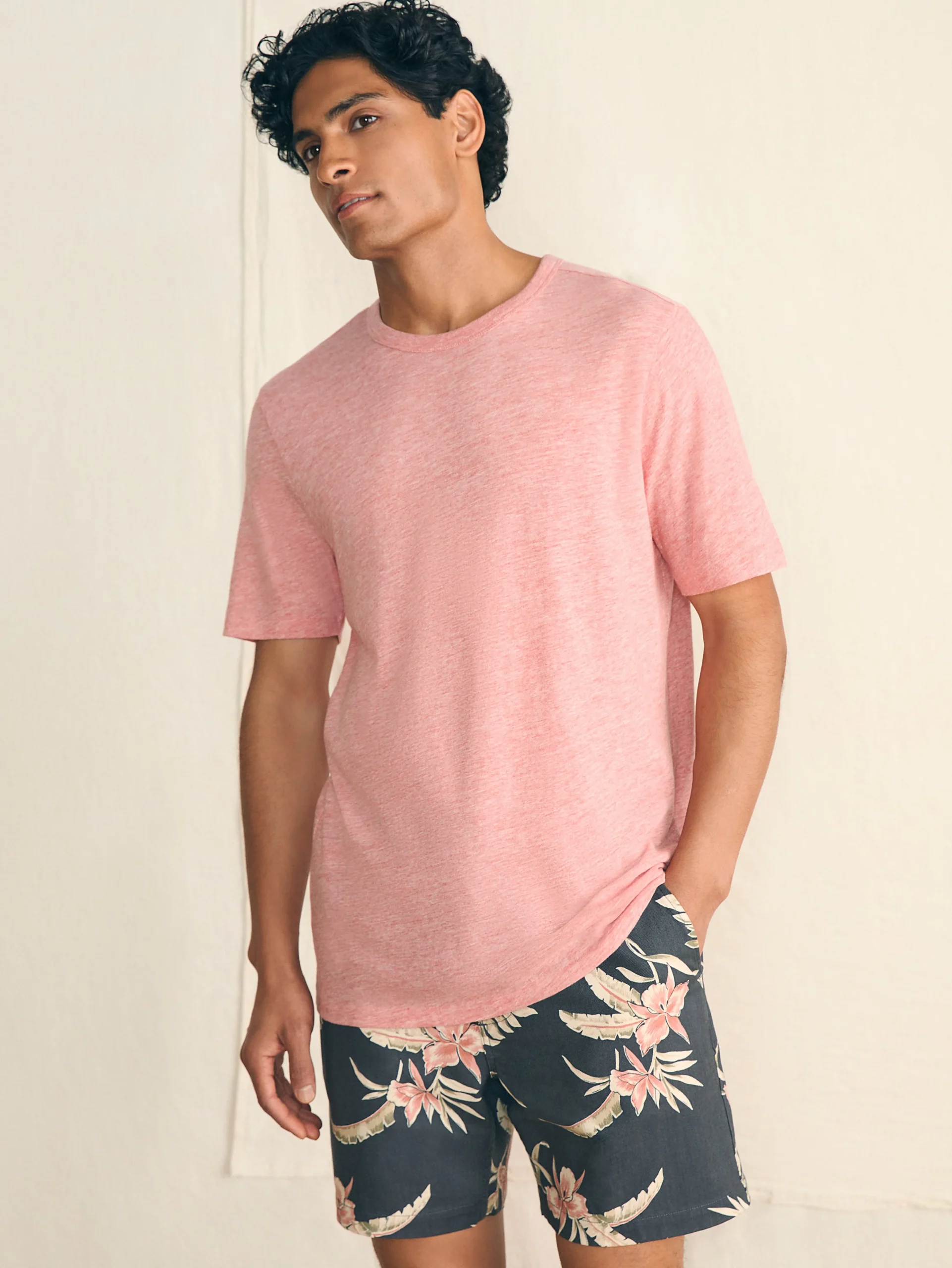 Clearance Short-Sleeve Vintage Chambray Tee - T-Shirts & Henleys