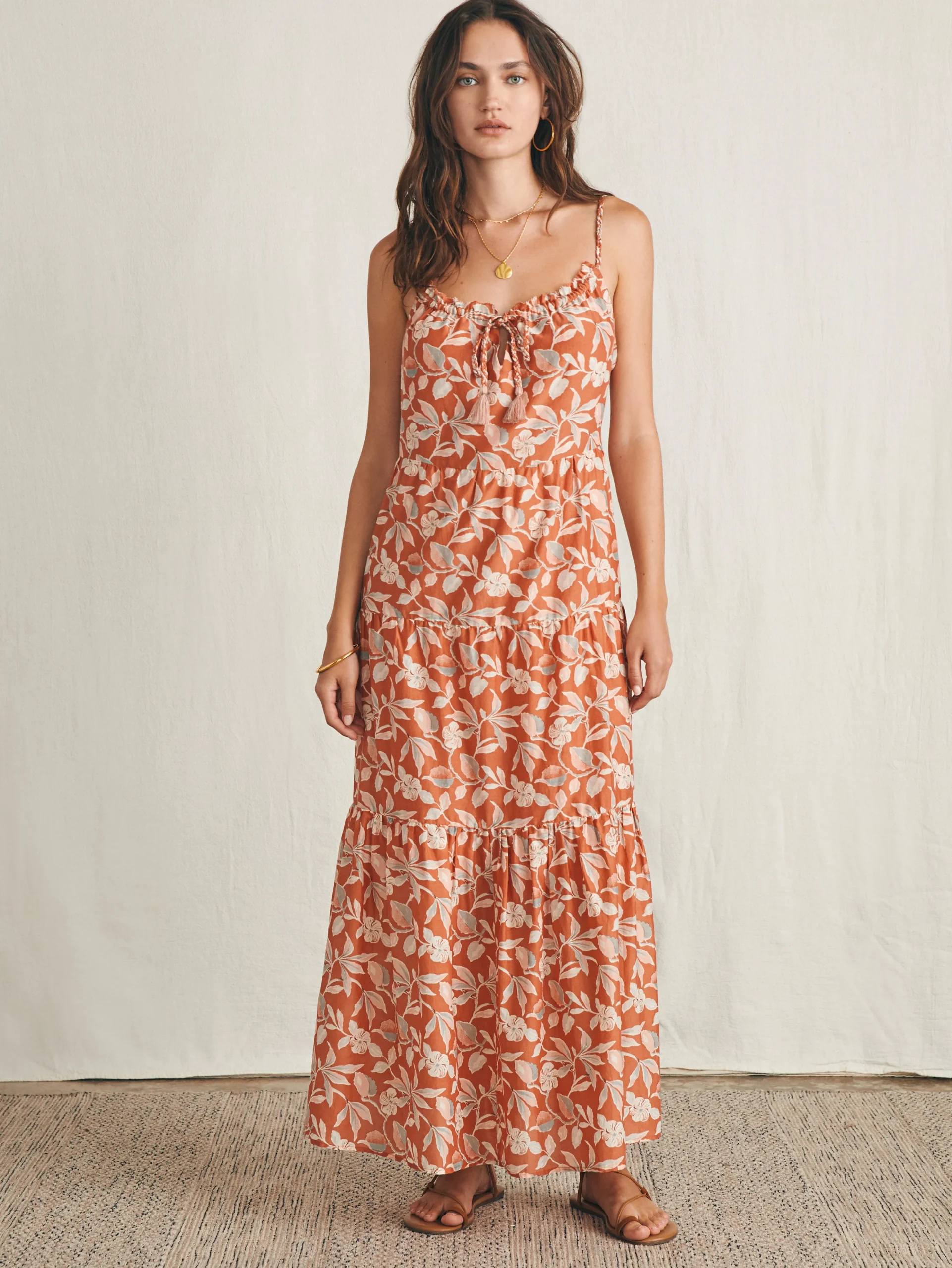 Sale Silk Blend Sun Chaser Maxi Dress - Women Dresses