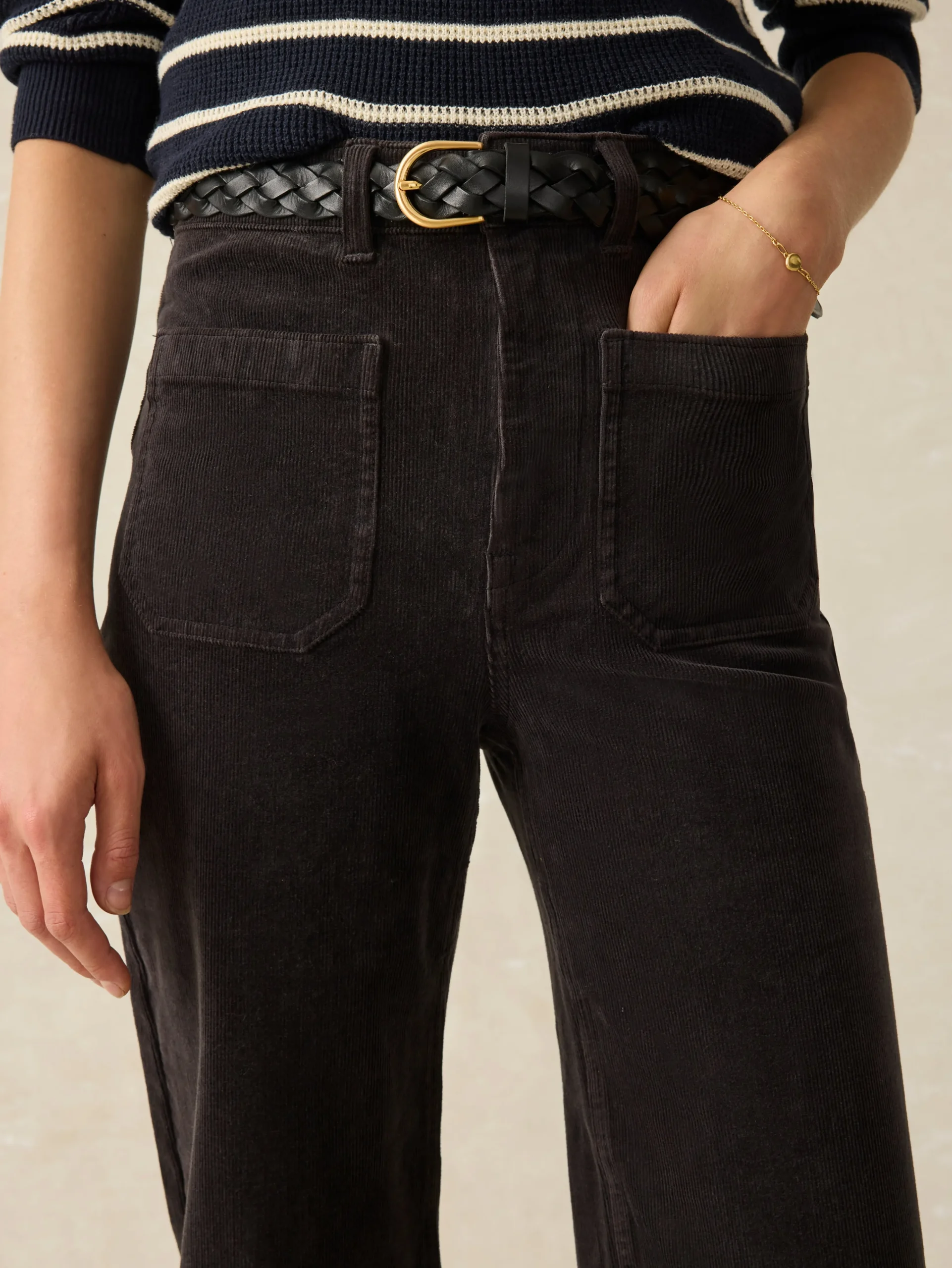 Discount Softstretch Cord Patch Pocket Pant - Women Pants