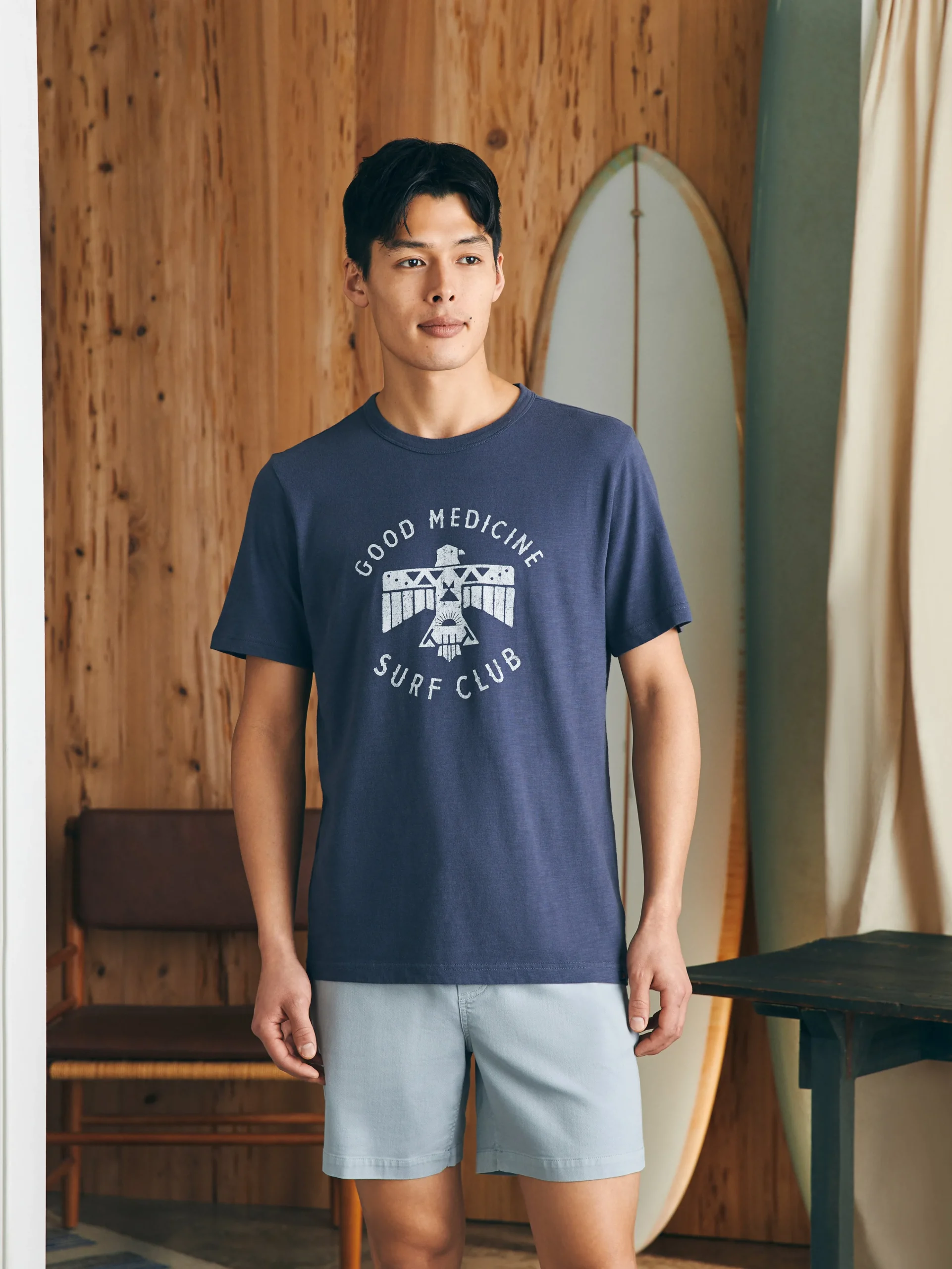 Hot Steven Paul Judd Good Medicine Surf Club Tee - T-Shirts & Henleys