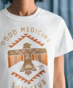Clearance Steven Paul Judd Good Medicine Sunwashed Slub Tee - Women T-Shirts