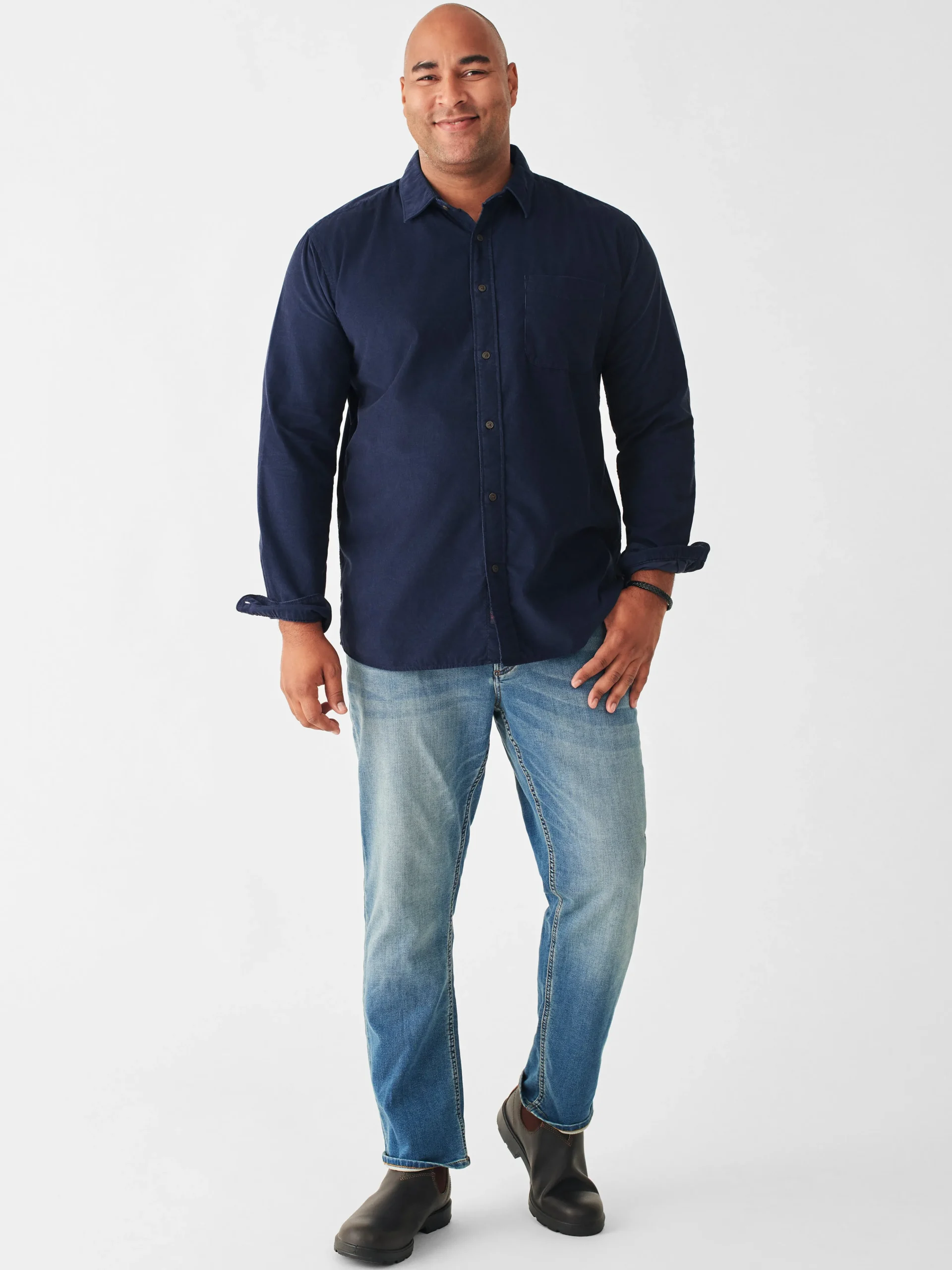 Fashion Stretch Corduroy Shirt - Shirts