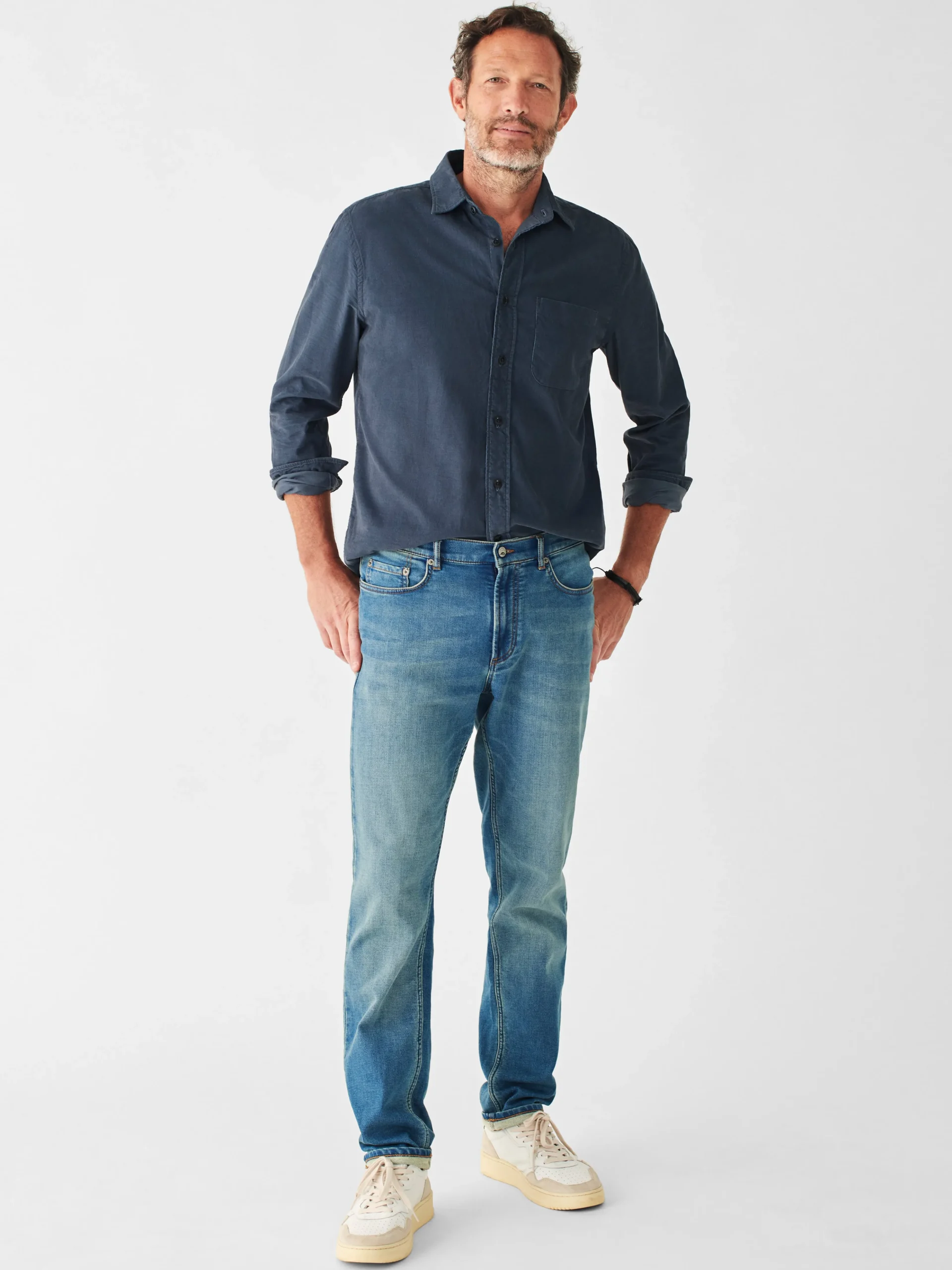 Fashion Stretch Corduroy Shirt - Shirts