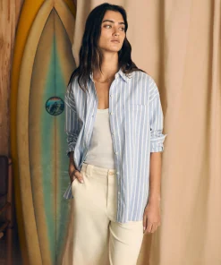 Best Stretch Oxford Relaxed Shirt - Women Shirts & Tops