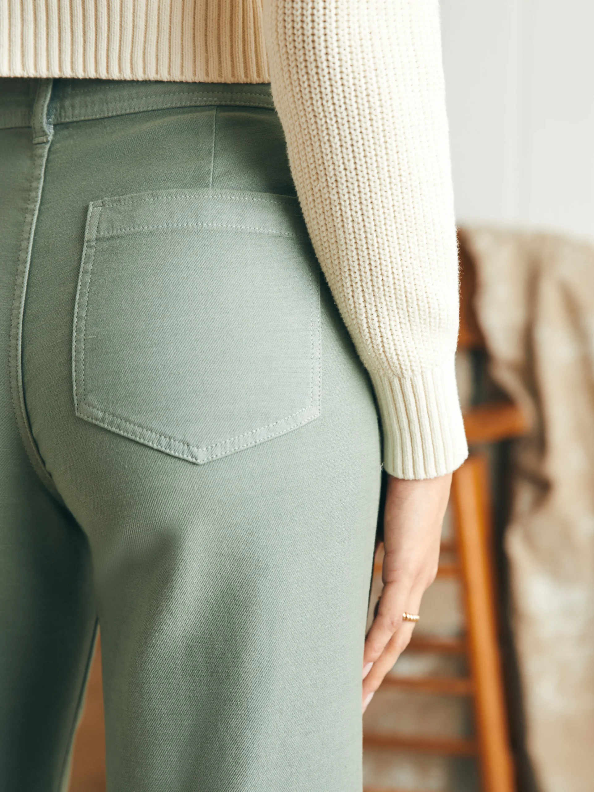 Hot Stretch Terry Harbor Pant - Women Pants