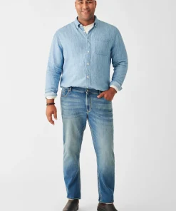 Best Stretch Terry Indigo 5-Pocket Pant (32