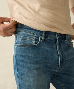 New Stretch Terry Indigo 5-Pocket Pant - Pants