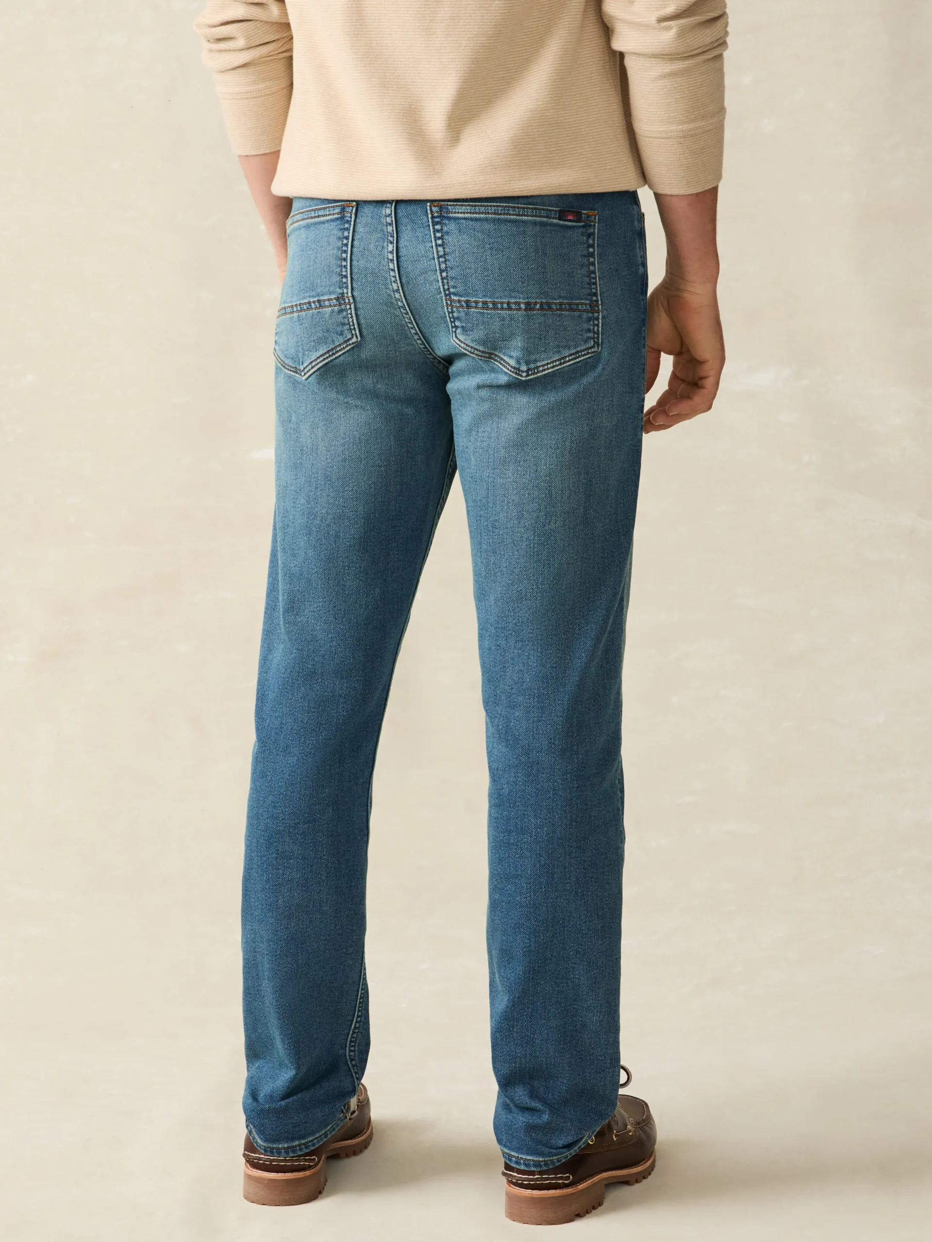 New Stretch Terry Indigo 5-Pocket Pant - Pants