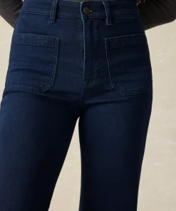 Outlet Stretch Terry Patch Pocket Ankle Pant - Women Pants