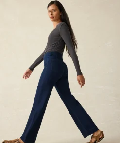 Outlet Stretch Terry Patch Pocket Ankle Pant - Women Pants