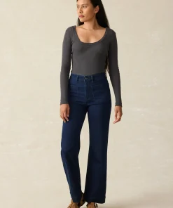 Outlet Stretch Terry Patch Pocket Ankle Pant - Women Pants