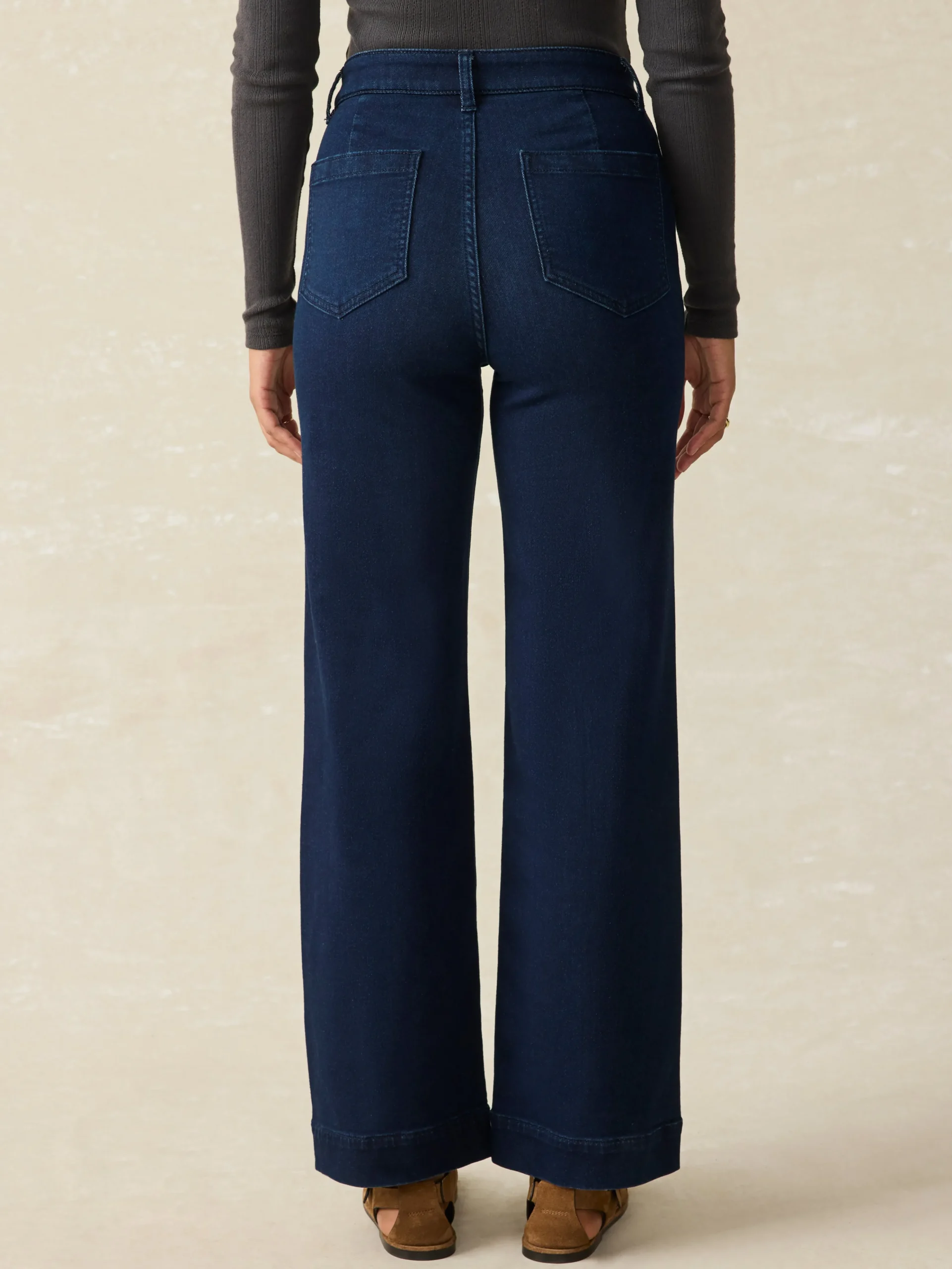 Outlet Stretch Terry Patch Pocket Ankle Pant - Women Pants