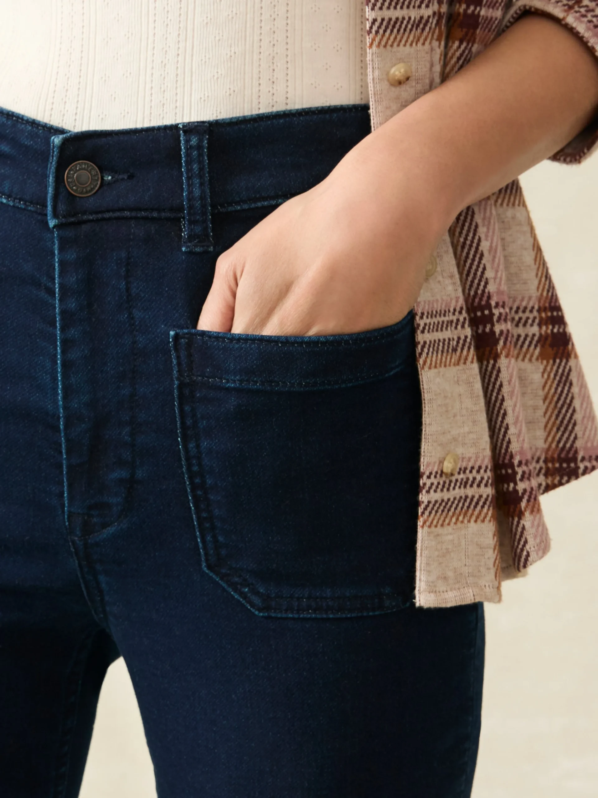 Sale Stretch Terry Patch Pocket Pant - Women Pants|Jeans