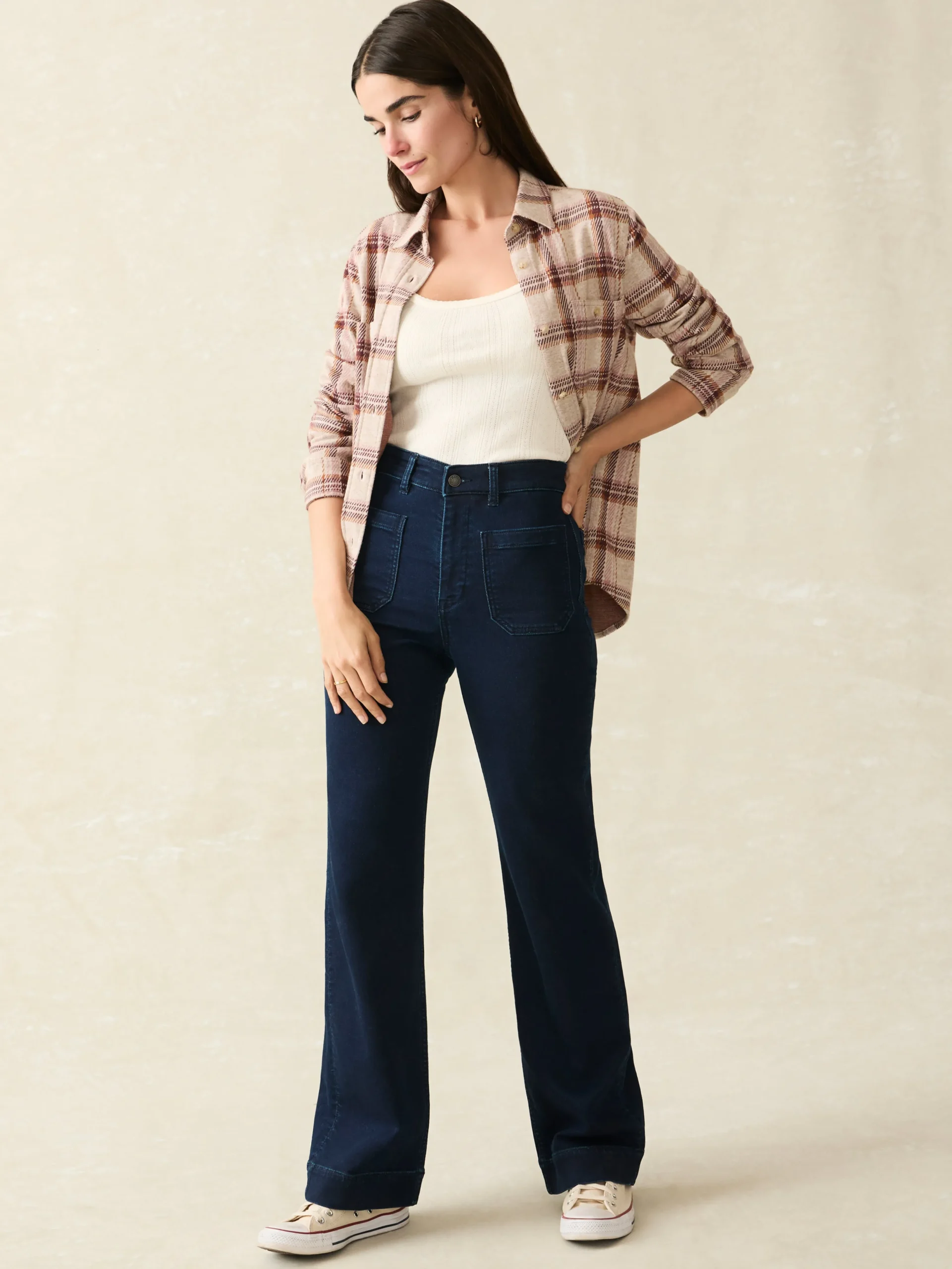Sale Stretch Terry Patch Pocket Pant - Women Pants|Jeans