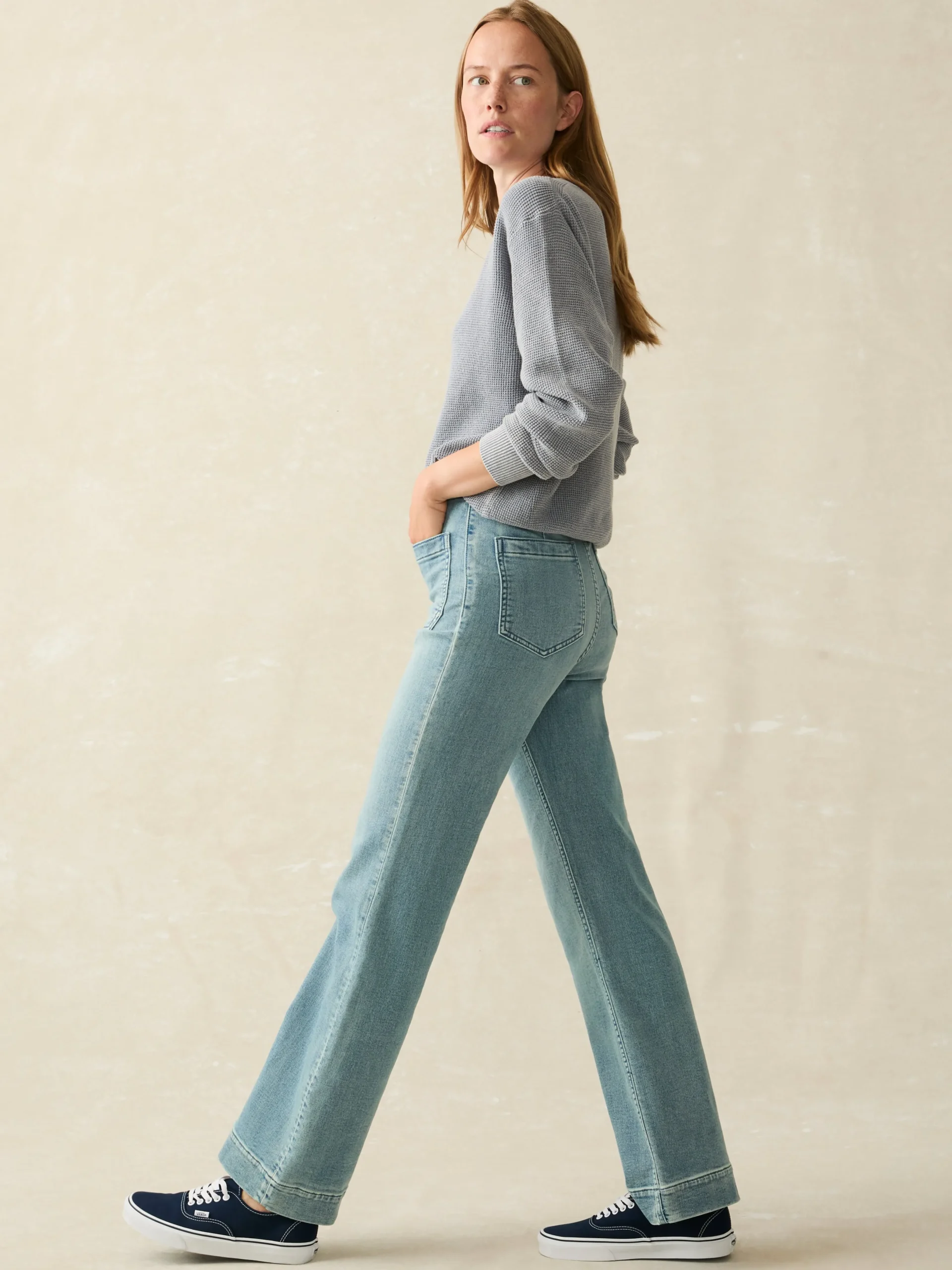 Clearance Stretch Terry Patch Pocket Pant - Women Pants