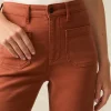 Best Stretch Terry Patch Pocket Pant - Women Pants
