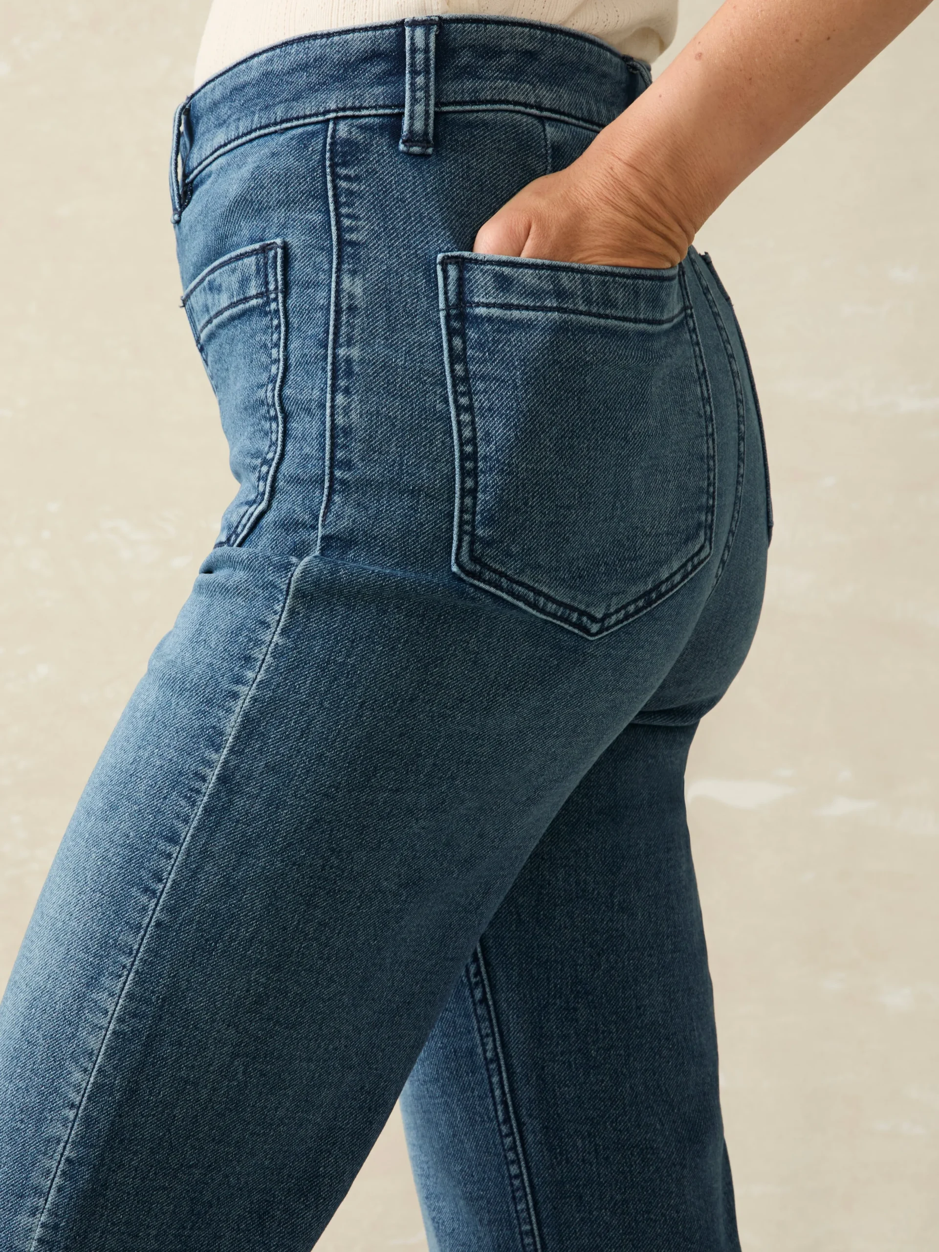 Sale Stretch Terry Patch Pocket Pant - Women Pants|Jeans