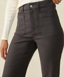 Clearance Stretch Terry Patch Pocket Pant - Women Pants